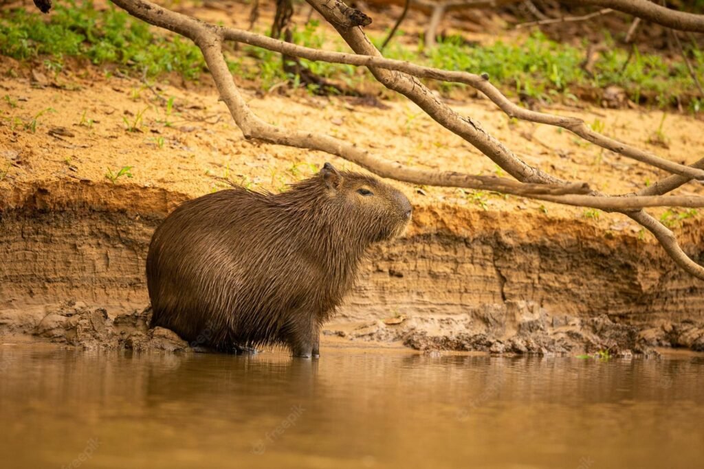 South american capybaras are the largest species of capybaras